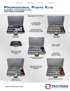 Professional Parts Kits