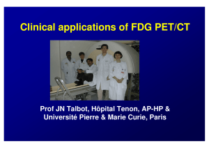 Clinical applications of FDG PET/CT