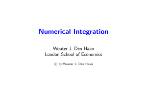 Numerical Integration