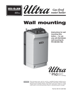 Wall mounting - Weil