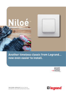 Another timeless classic from Legrand… now even easier to install.