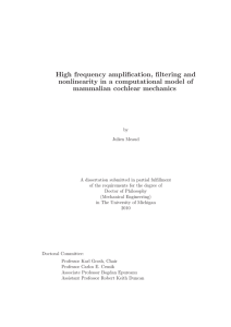High frequency amplification, filtering and nonlinearity in a