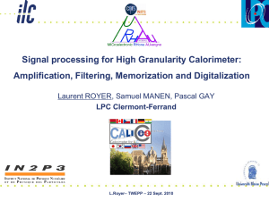 Amplification, Filtering, Memorization and Digitalization