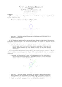 Physics 523, General Relativity Homework 1