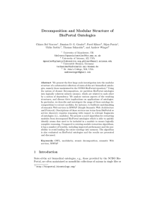 Decomposition and Modular Structure of BioPortal Ontologies