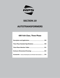 autotransformers - Hammond Power Solutions