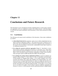 Chapter 11: Conclusions and Future Research.