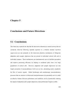 Chapter 5 Conclusions and Future Directions 5.1 Conclusions