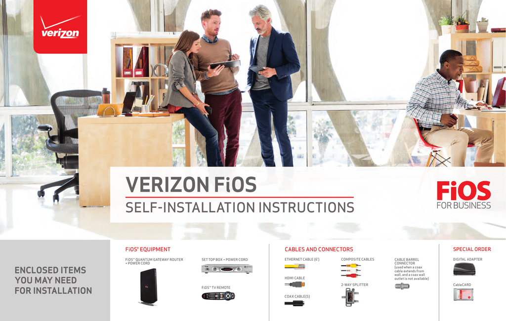 verizon fios self installation kit