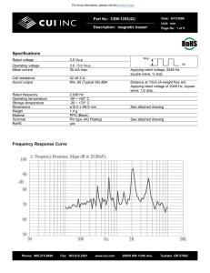CEM-1203(42) Datasheet - magnetic buzzer | CUI Inc