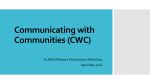 2016.04.25 CWC Participatory Workshop Powerpoint