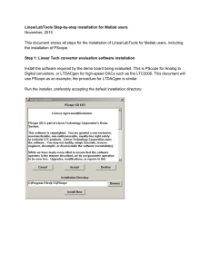 LinearLabTools Stepbystep installation for Matlab users November