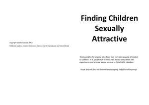 Finding Children Sexually Attractive