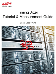 Timing Jitter Tutorial and Measurement Guide