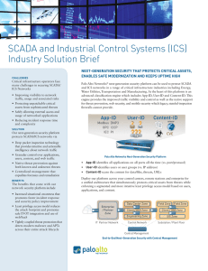 SCADA and Industrial Control Systems (ICS) Industry Solution Brief