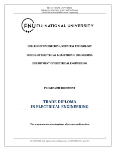 trade diploma in electrical engineering