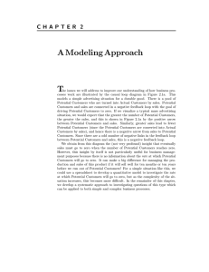 Chapter 2: A Modeling Approach