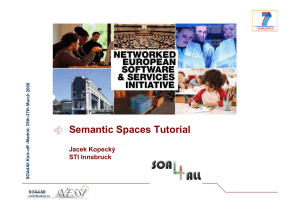 3.Semantic Spaces Tutorial