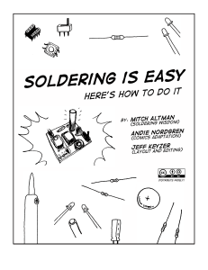 Soldering is Easy: Here`s How to Do it (Extended Version)