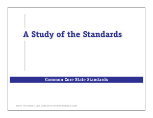 Study of the Standards - Hobbs Municipal Schools