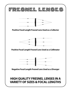Fresnel Lenses - Fresnel Technologies, Inc.