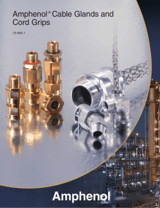 Amphenol® Cable Glands and Cord Grips