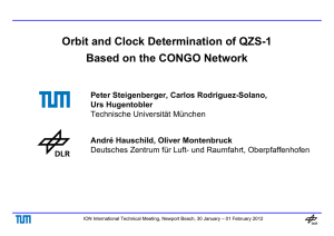 Orbit and Clock Determination of QZS