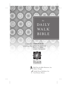 The Daily Walk Bible, NLT