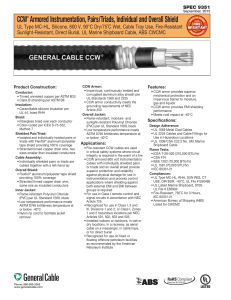 CCW® Armored Instrumentation, Pairs/Triads