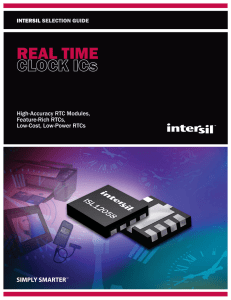 Real Time Clock ICs