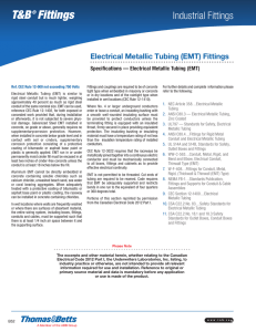 Electrical Metallic Tubing