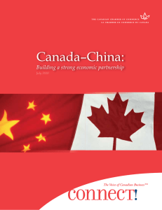 Canada–China - Canadian Chamber of Commerce