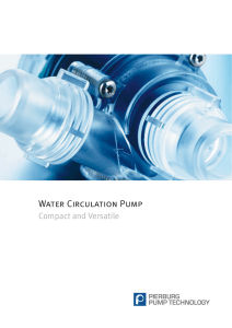 WATER CIRCULATION PUmP