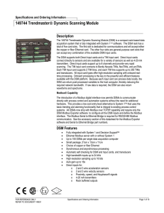 149744 Trendmaster   Dynamic Scanning Module