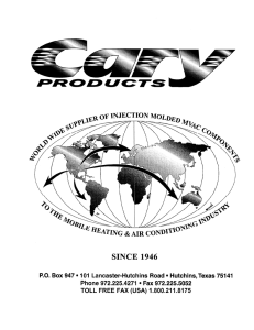 Ł - Cary Products