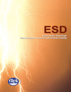 Electrostatic Discharge ESD Instruments (PDF