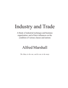 Industry and Trade - McMaster University