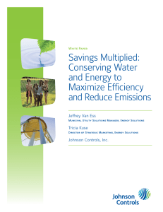 Savings Multiplied: Conserving Water and Energy to Maximize