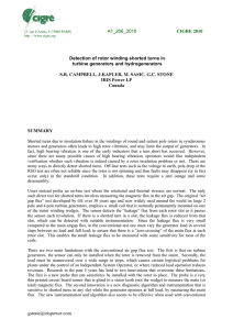 Detection Of rotor Winding Shorted Turns In