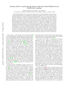 Taming outliers in pulsar-timing datasets with hierarchical