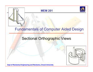 Sectional Orthographic Views Fundamentals of Computer Aided