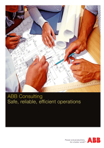 ABB Consulting Safe, reliable, efficient operations