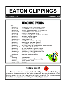 EATON CLIPPINGS - November 2015