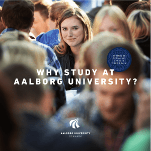 why study at aalborg university?