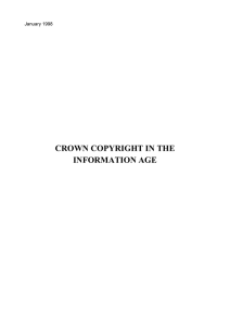 crown copyright in the information age