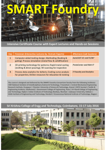 Sri Krishna College of Engg and Technology, Coimbatore, 15‐17