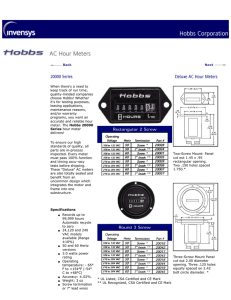 Hour meters by Hobbs-Your first choice in Hour Meters, Battery