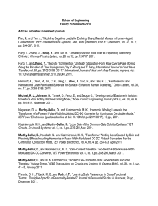 School of Engineering Faculty Publications 2011 Articles published