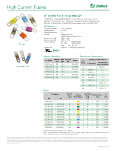 High Current Fuses