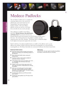 Medeco Padlocks